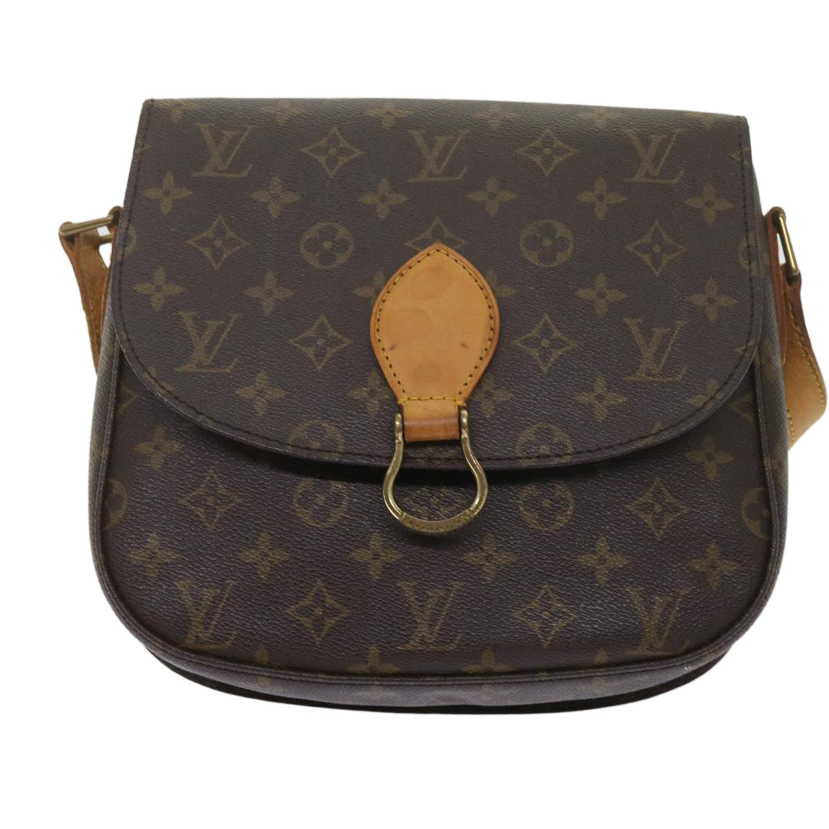 LOUIS VUITTON Monogram Saint Cloud GM Shoulder Bag M51242 LV Auth yk10005