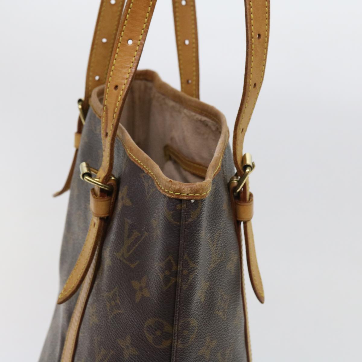 LOUIS VUITTON Monogram Bucket GM Shoulder Bag M42236 LV Auth yk10019