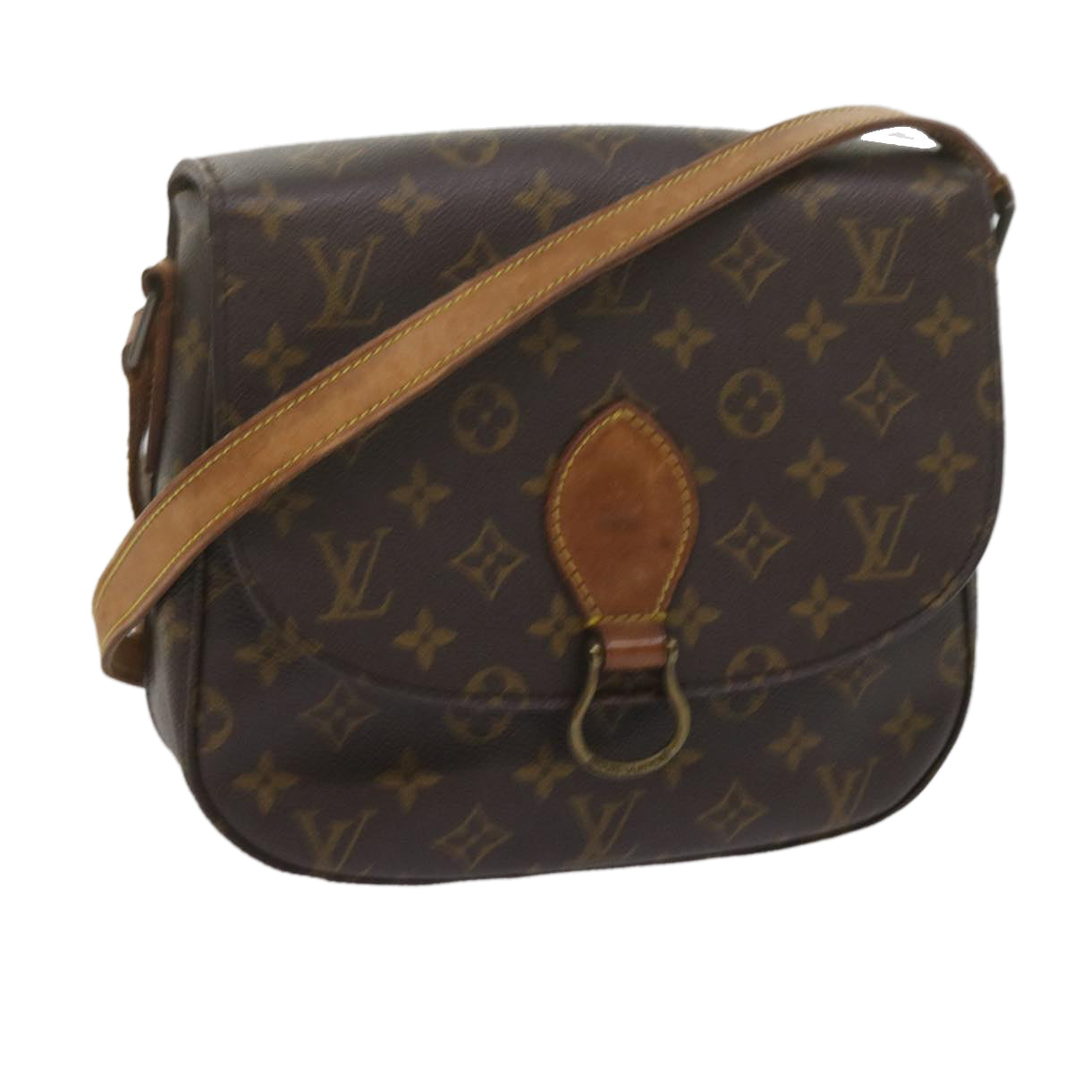 LOUIS VUITTON Monogram Saint Cloud GM Shoulder Bag M51242 LV Auth yk10026