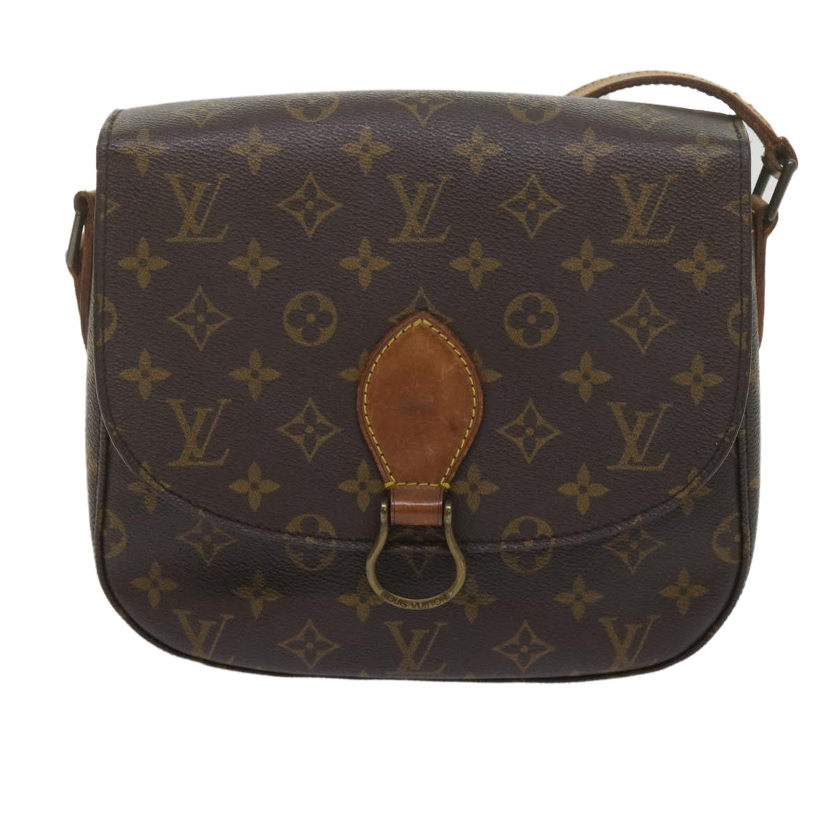 LOUIS VUITTON Monogram Saint Cloud GM Shoulder Bag M51242 LV Auth yk10026