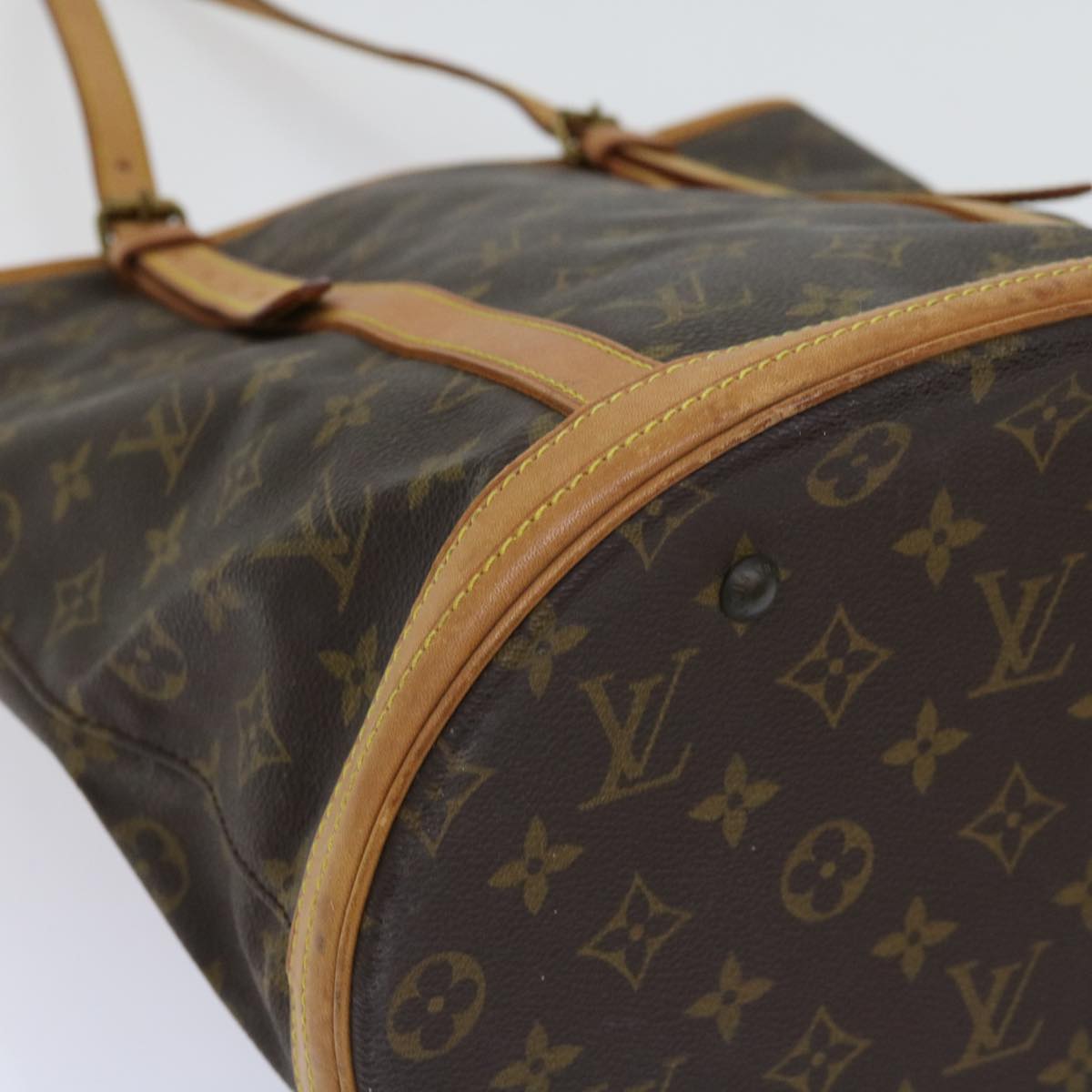 LOUIS VUITTON Monogram Bucket GM Shoulder Bag Vintage M42236 LV Auth yk10030