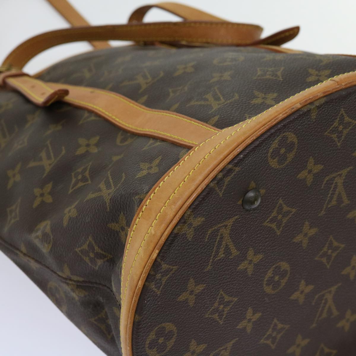 LOUIS VUITTON Monogram Bucket GM Shoulder Bag Vintage M42236 LV Auth yk10030