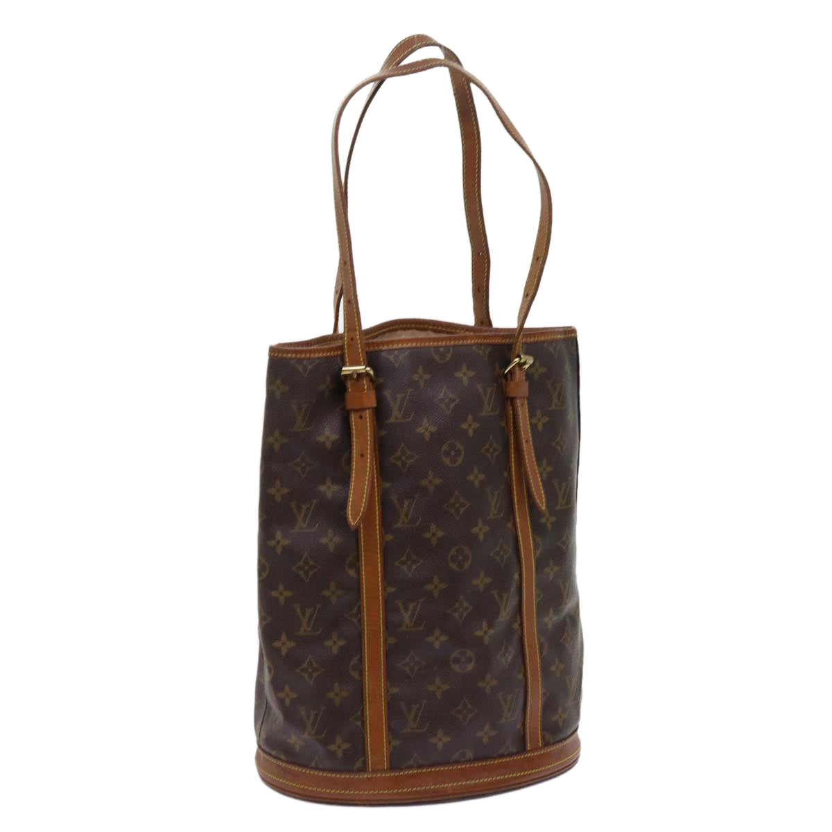 LOUIS VUITTON Monogram Bucket GM Shoulder Bag M42236 LV Auth yk10034