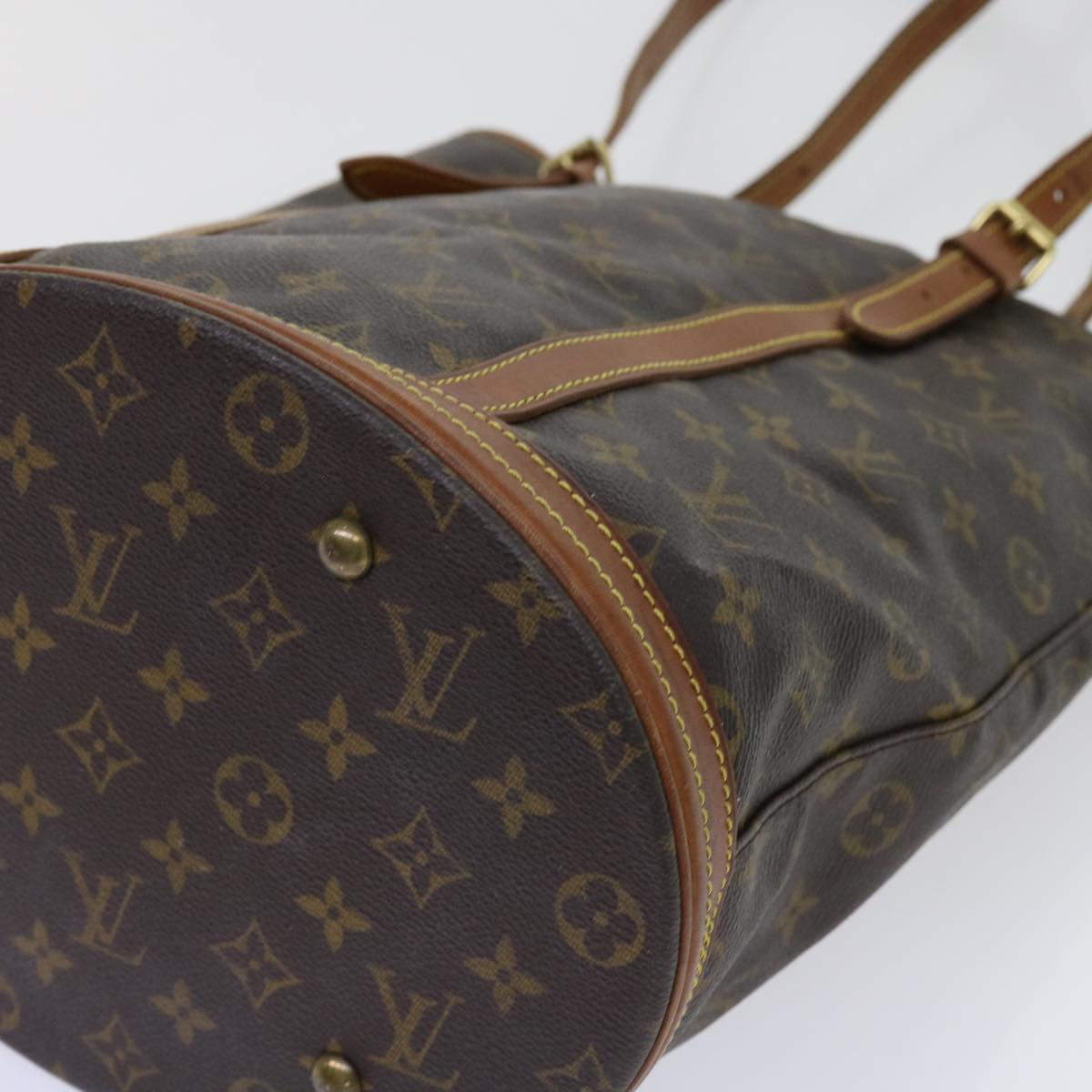 LOUIS VUITTON Monogram Bucket GM Shoulder Bag M42236 LV Auth yk10034