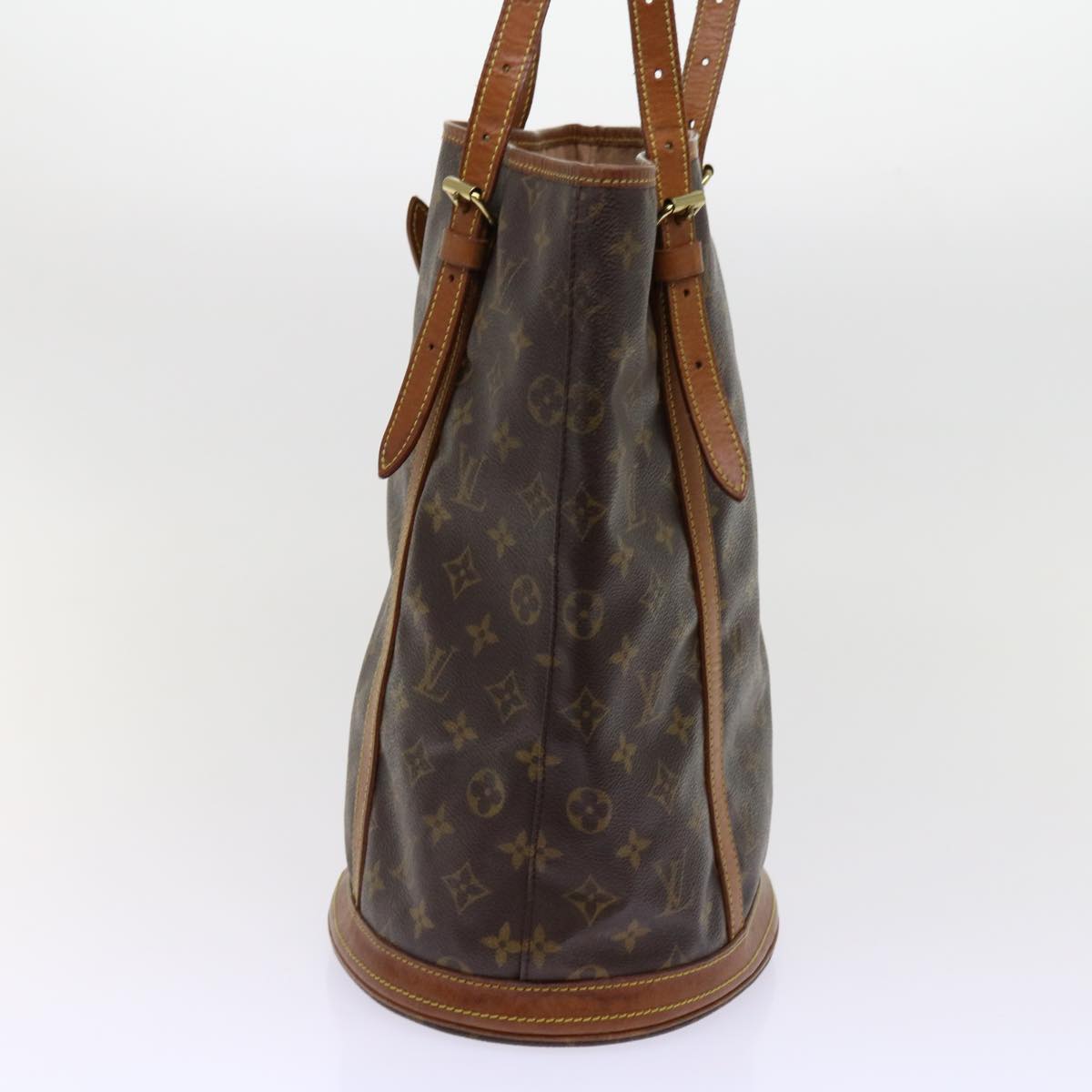 LOUIS VUITTON Monogram Bucket GM Shoulder Bag M42236 LV Auth yk10034