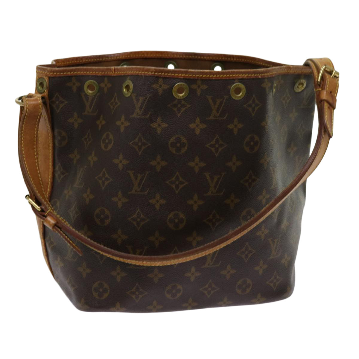 LOUIS VUITTON Monogram Petit Noe Shoulder Bag M42226 LV Auth yk10041