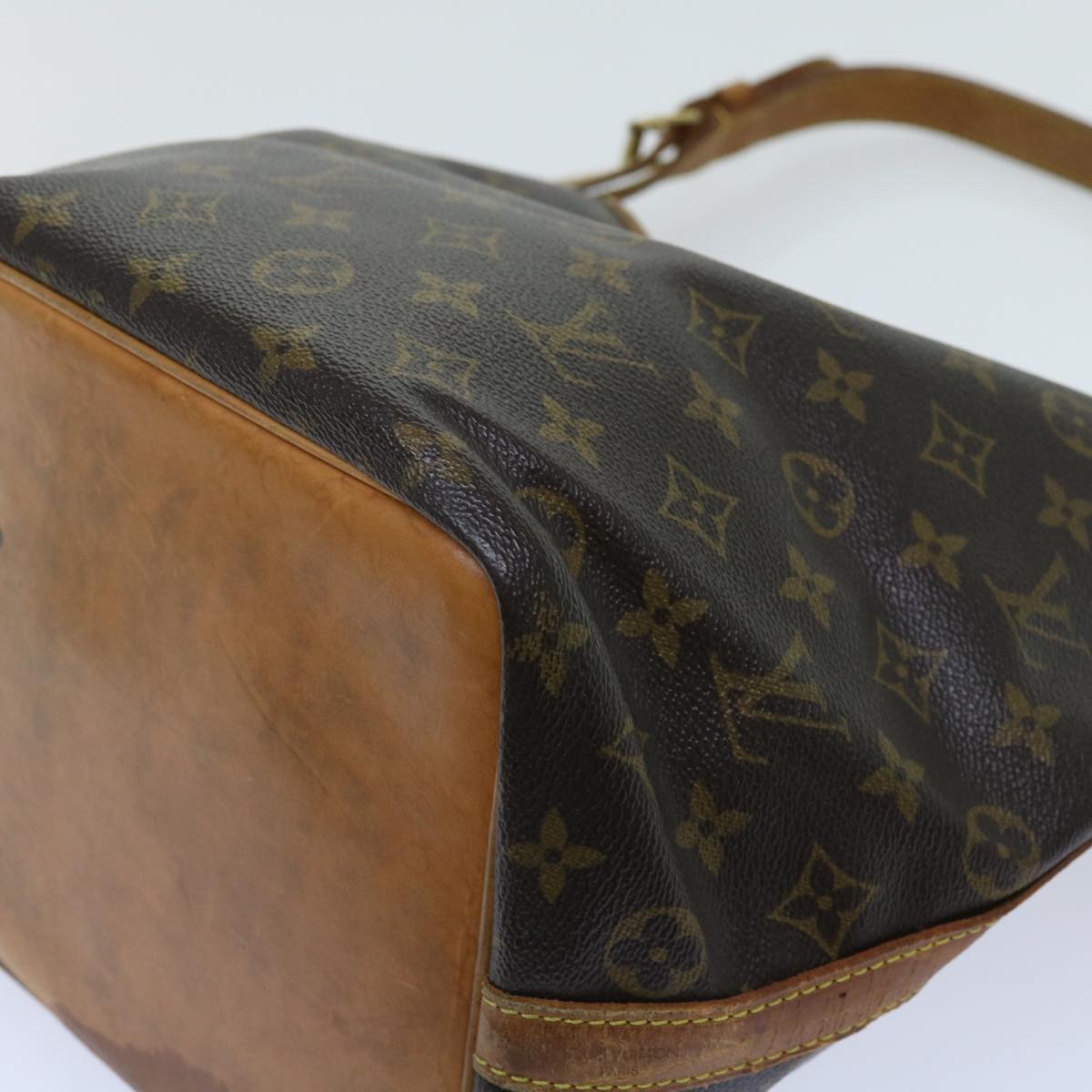 LOUIS VUITTON Monogram Petit Noe Shoulder Bag M42226 LV Auth yk10041