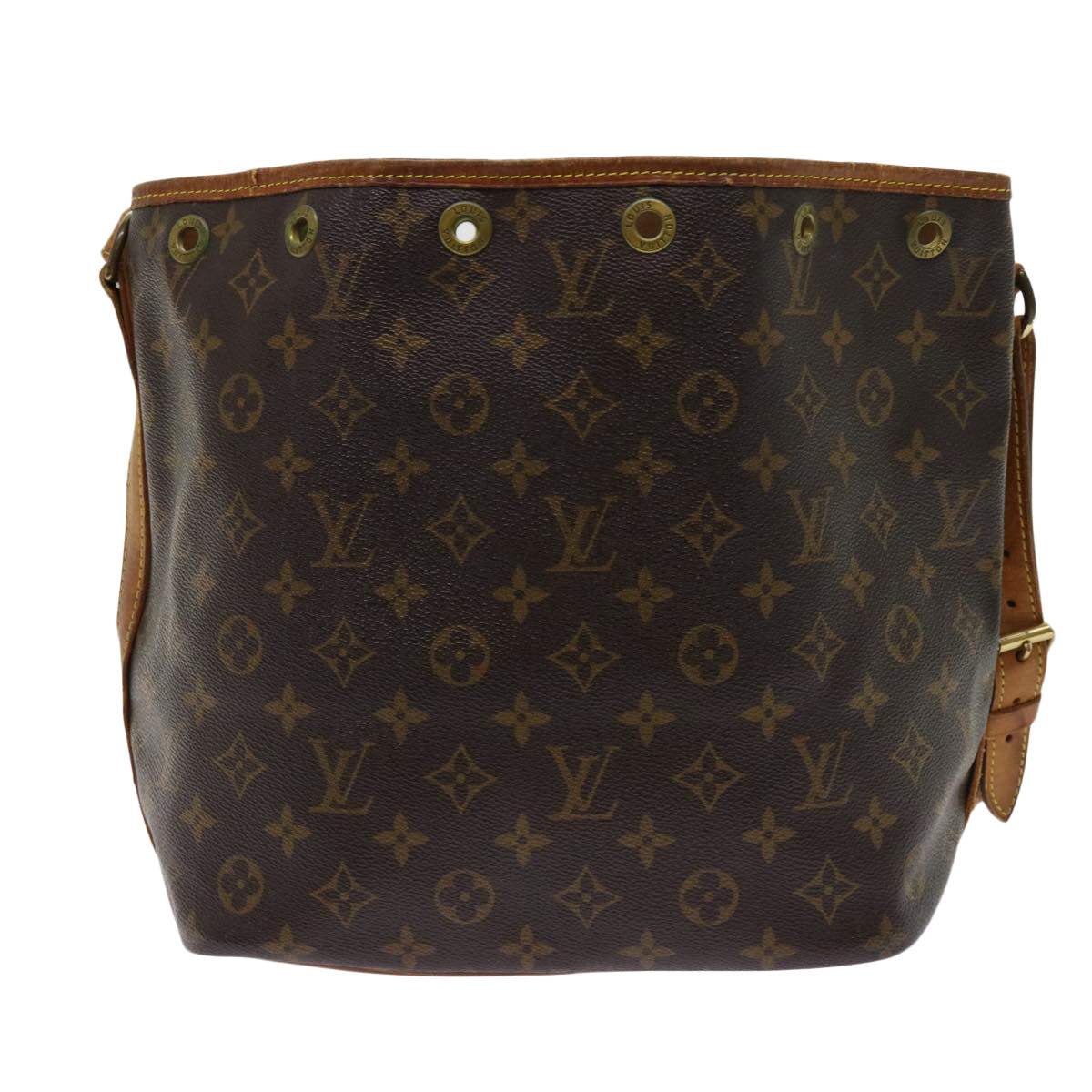 LOUIS VUITTON Monogram Petit Noe Shoulder Bag M42226 LV Auth yk10041