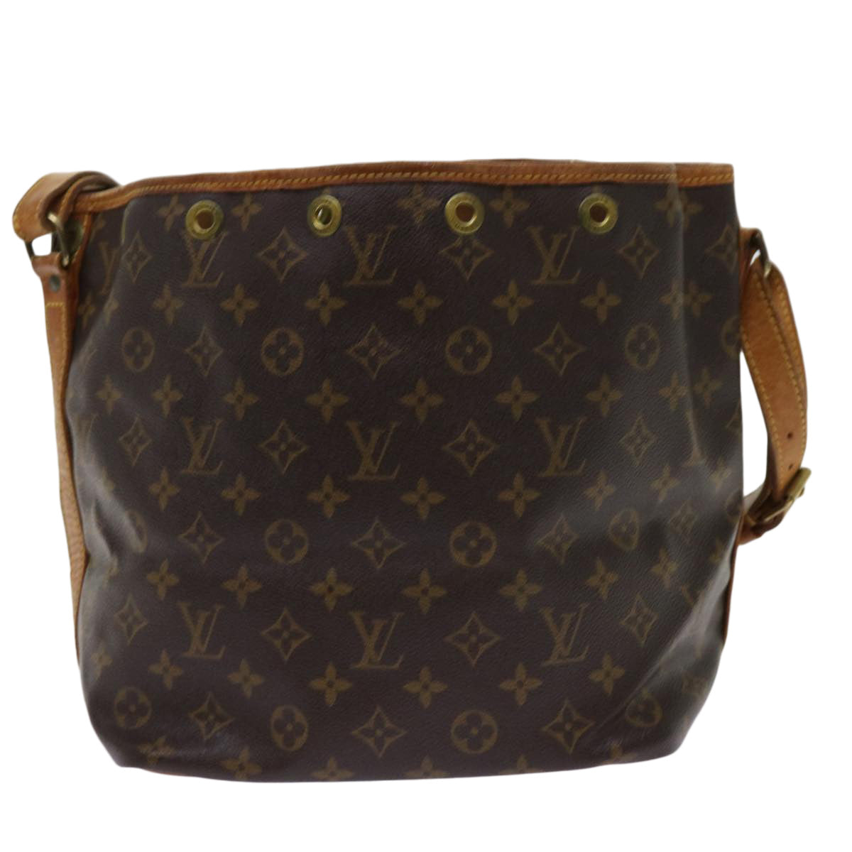 LOUIS VUITTON Monogram Petit Noe Shoulder Bag M42226 LV Auth yk10041