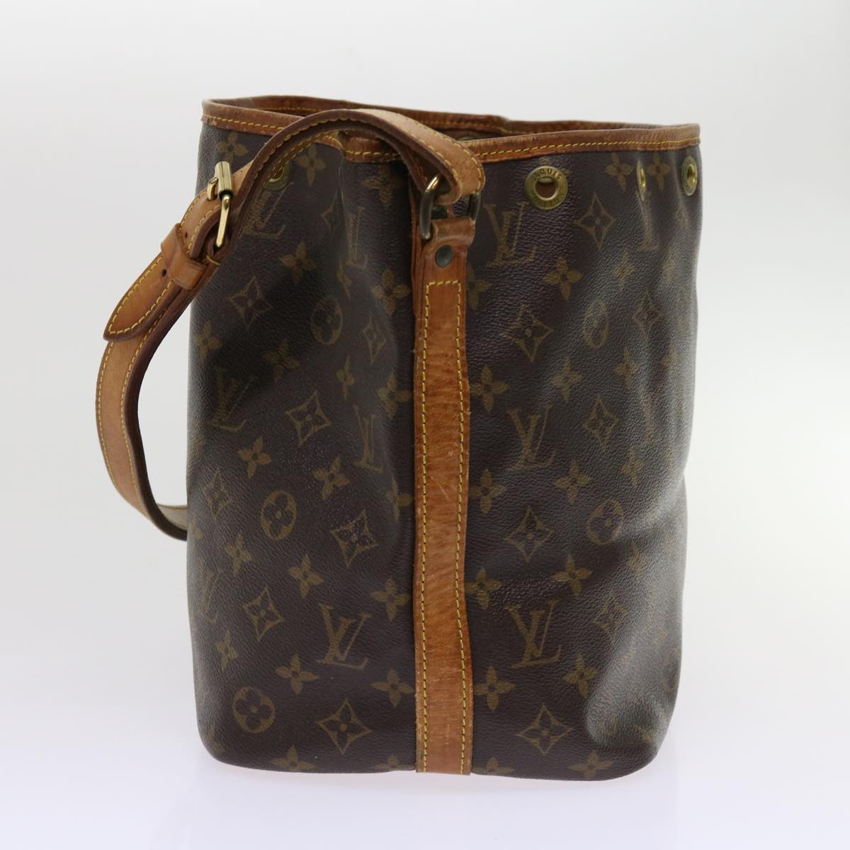 LOUIS VUITTON Monogram Petit Noe Shoulder Bag M42226 LV Auth yk10041