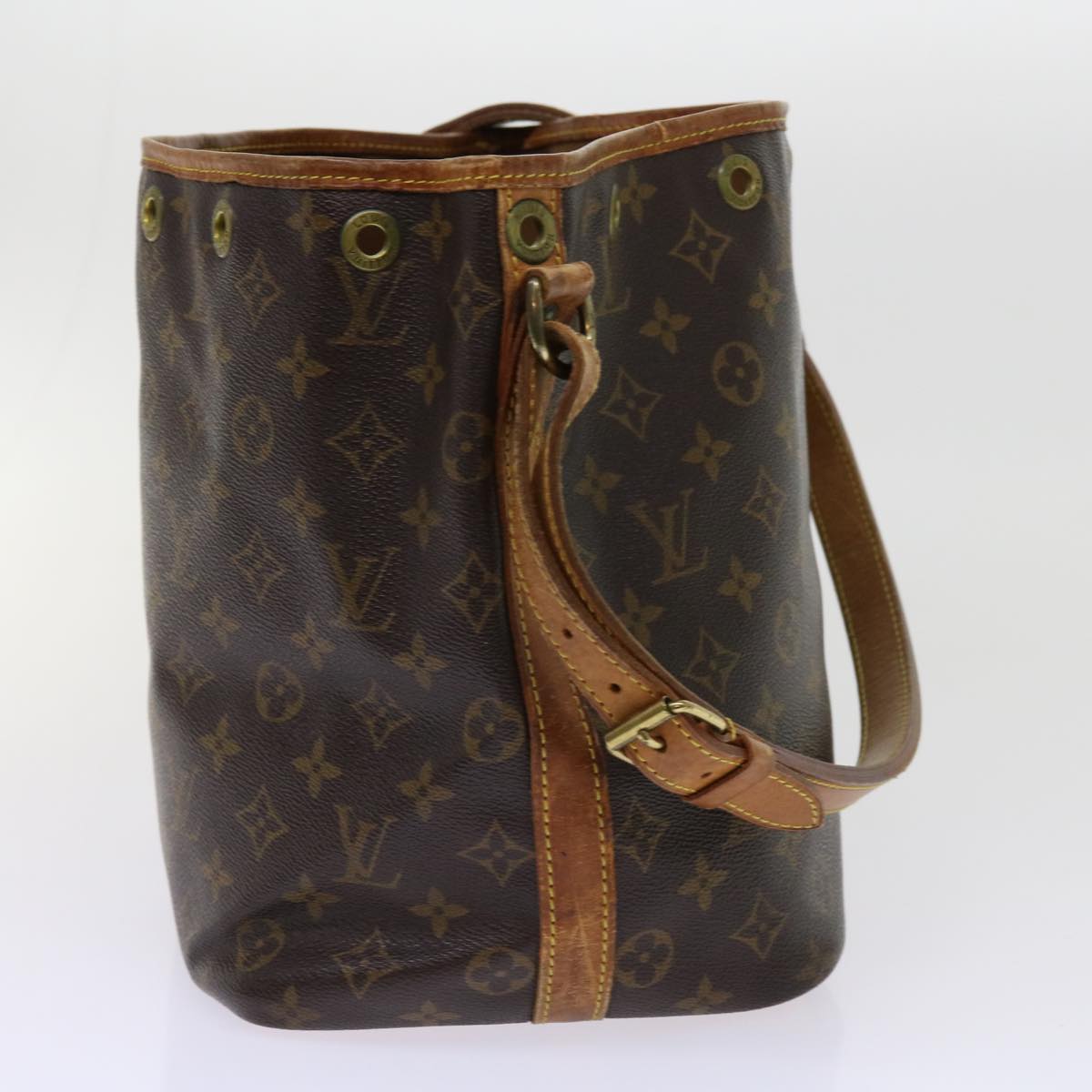 LOUIS VUITTON Monogram Petit Noe Shoulder Bag M42226 LV Auth yk10041