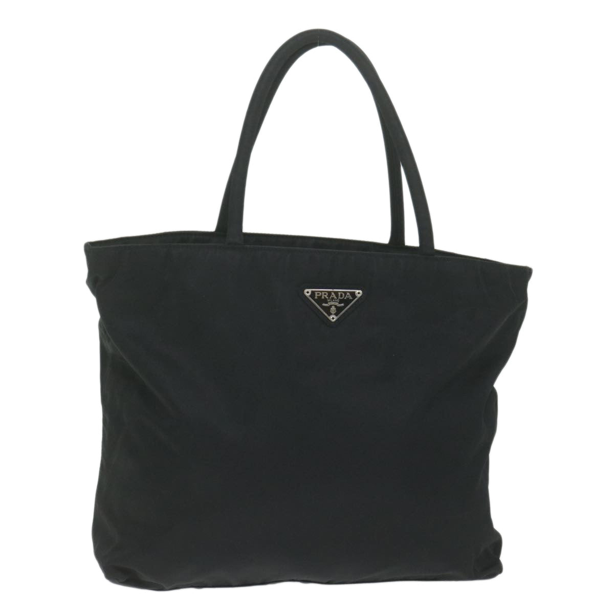 PRADA Hand Bag Nylon Black Auth yk10067