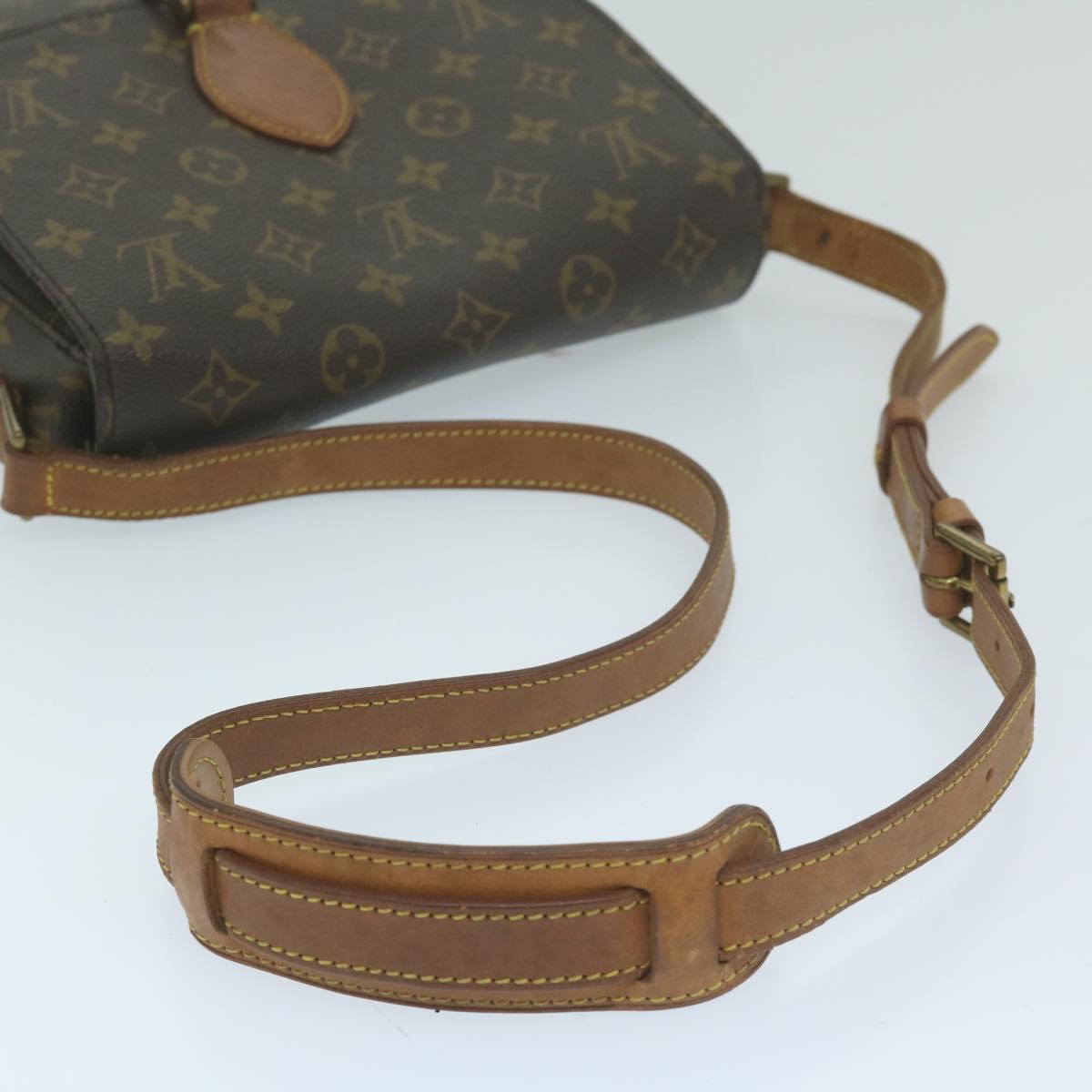 LOUIS VUITTON Monogram Saint Cloud GM Shoulder Bag M51242 LV Auth yk10087