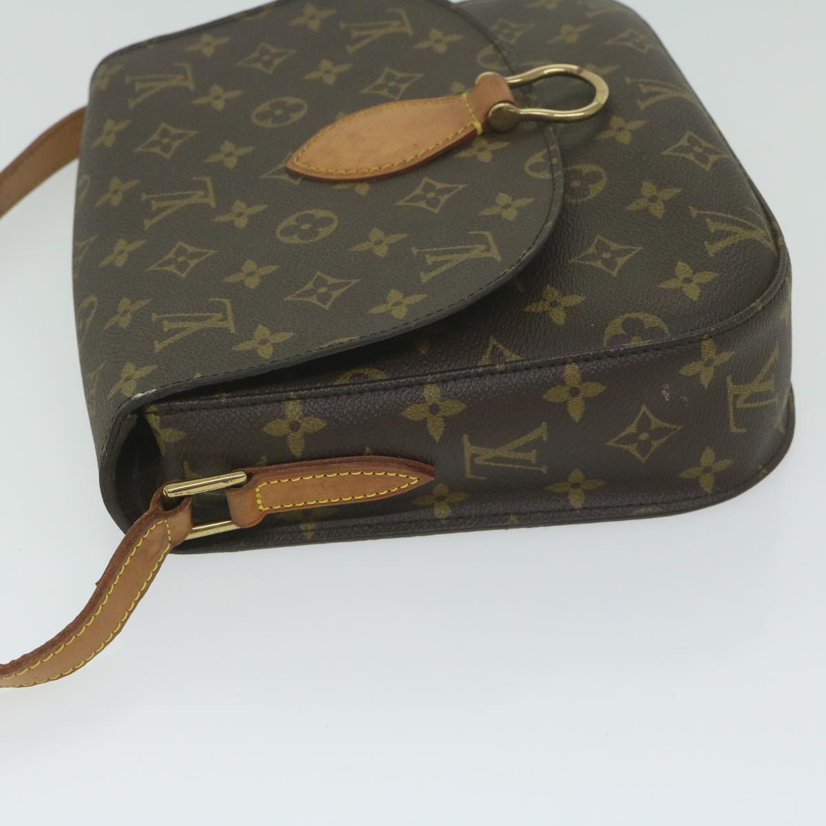 LOUIS VUITTON Monogram Saint Cloud GM Shoulder Bag M51242 LV Auth yk10089