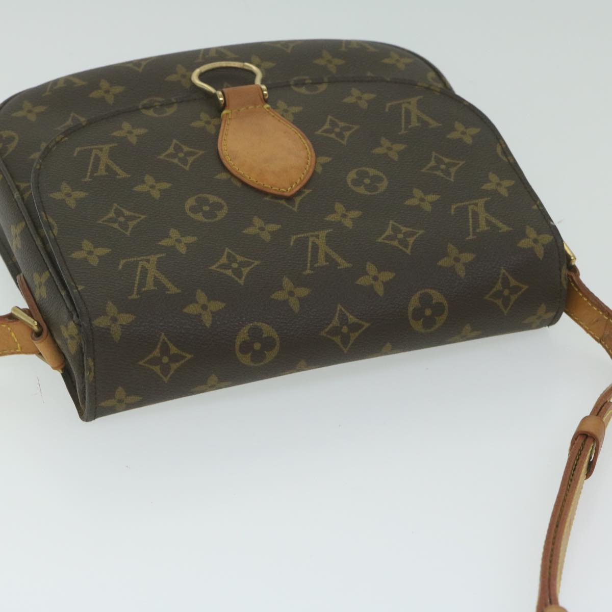 LOUIS VUITTON Monogram Saint Cloud GM Shoulder Bag M51242 LV Auth yk10089