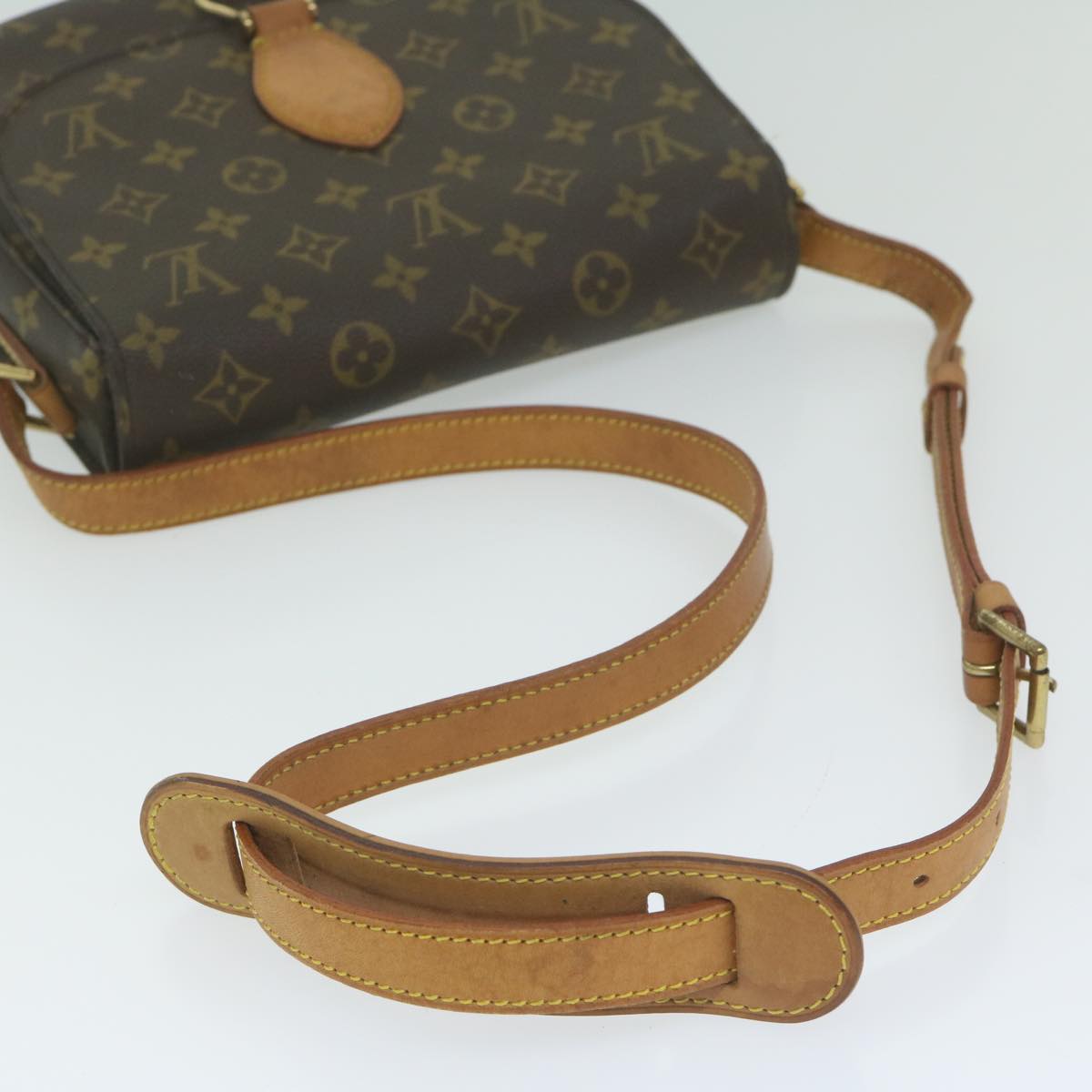 LOUIS VUITTON Monogram Saint Cloud GM Shoulder Bag M51242 LV Auth yk10089