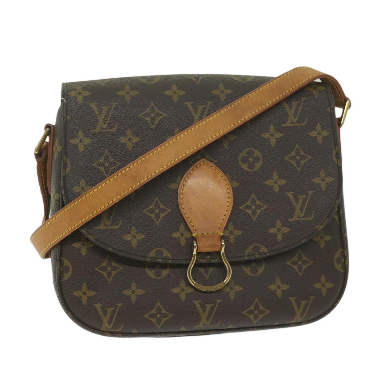 LOUIS VUITTON Monogram Saint Cloud GM Shoulder Bag M51242 LV Auth yk10089