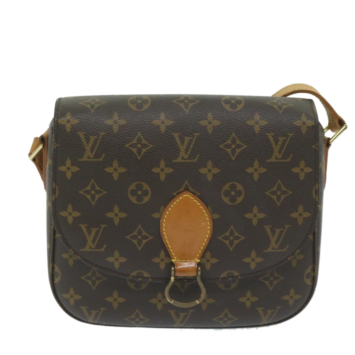 LOUIS VUITTON Monogram Saint Cloud GM Shoulder Bag M51242 LV Auth yk10092