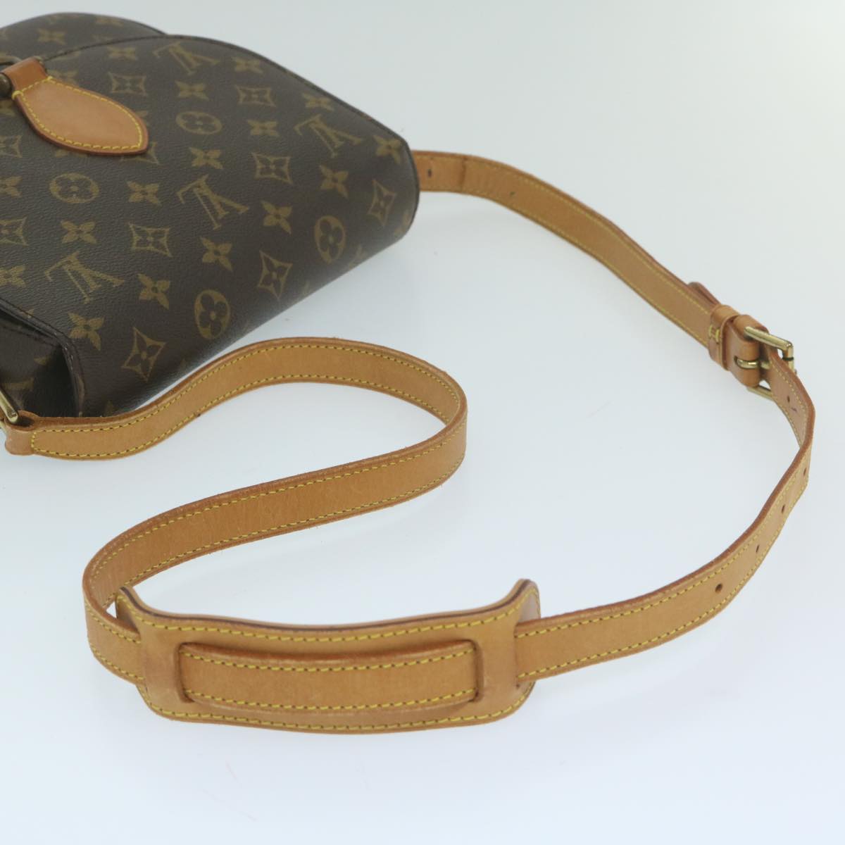 LOUIS VUITTON Monogram Saint Cloud GM Shoulder Bag M51242 LV Auth yk10092