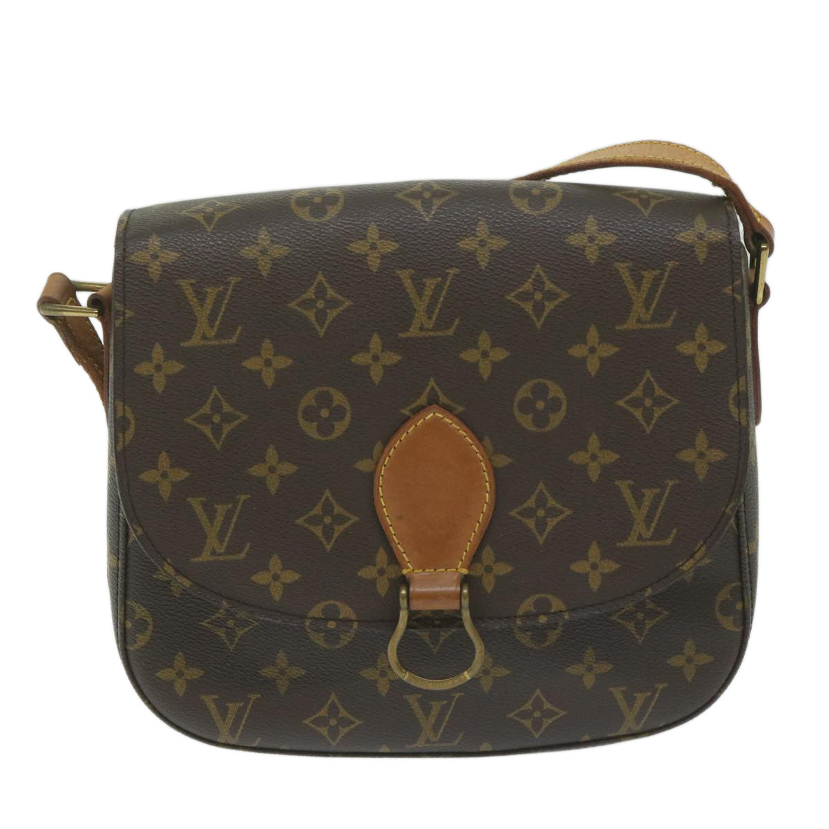 LOUIS VUITTON Monogram Saint Cloud GM Shoulder Bag M51242 LV Auth yk10097