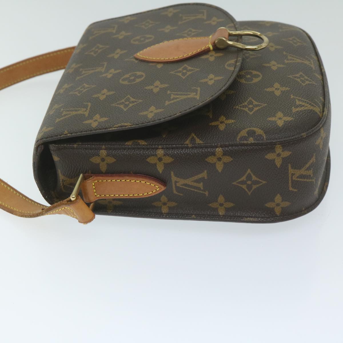 LOUIS VUITTON Monogram Saint Cloud GM Shoulder Bag M51242 LV Auth yk10101