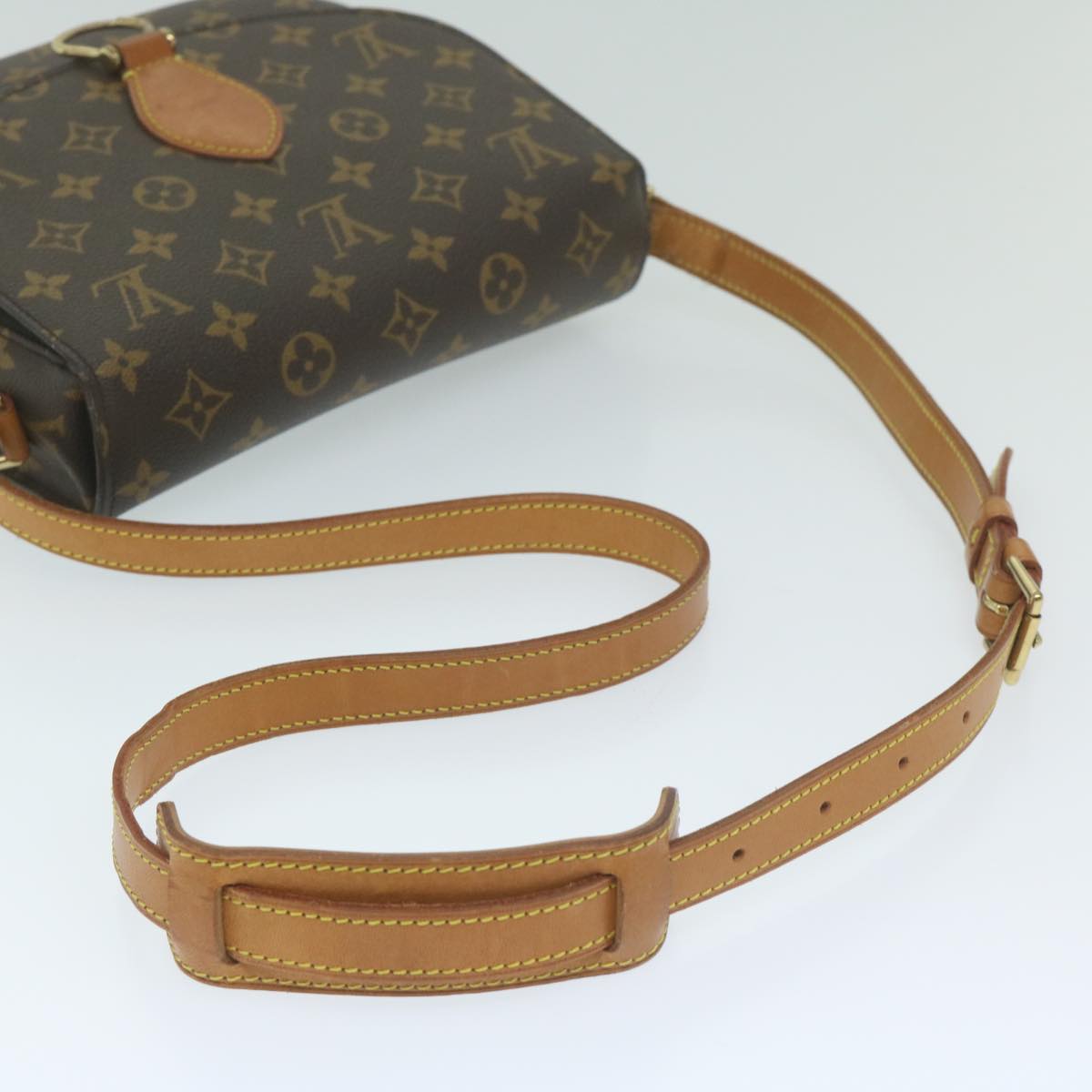 LOUIS VUITTON Monogram Saint Cloud GM Shoulder Bag M51242 LV Auth yk10101