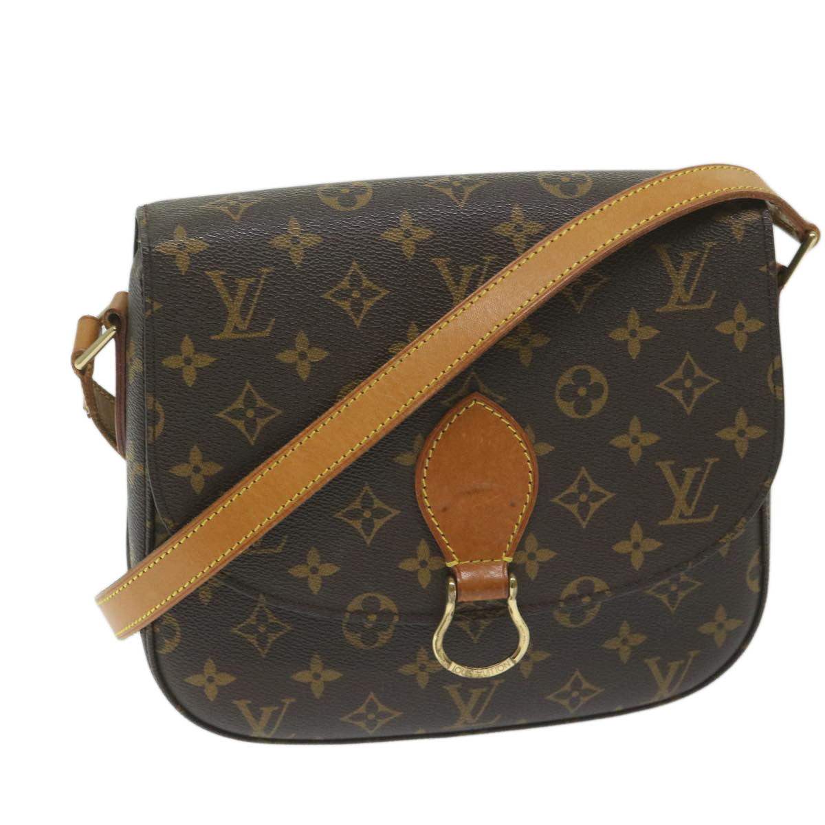 LOUIS VUITTON Monogram Saint Cloud GM Shoulder Bag M51242 LV Auth yk10101