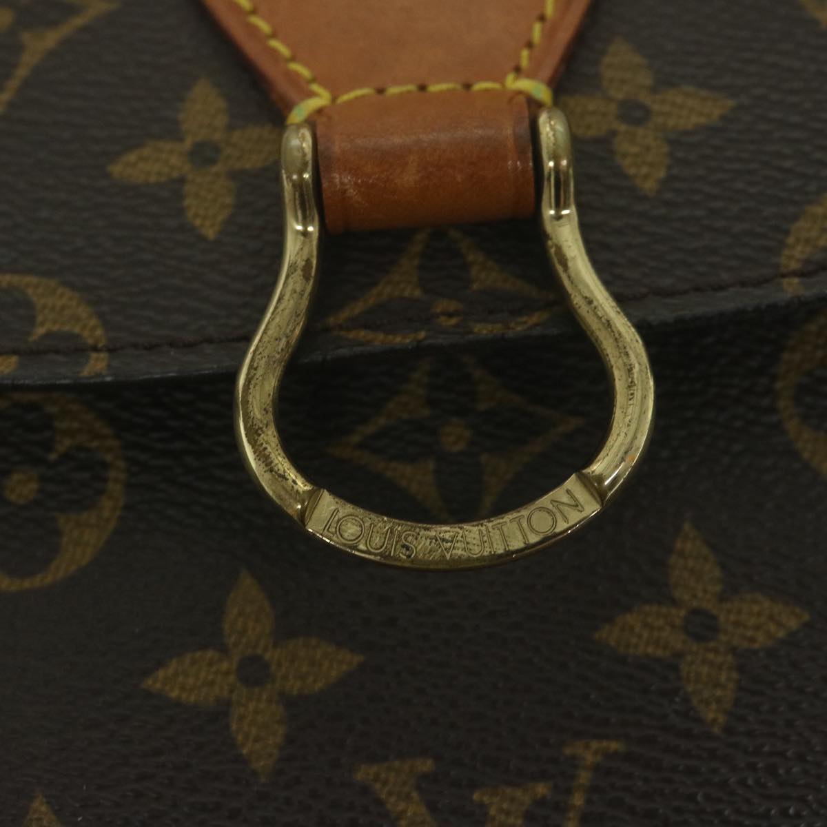 LOUIS VUITTON Monogram Saint Cloud GM Shoulder Bag M51242 LV Auth yk10101