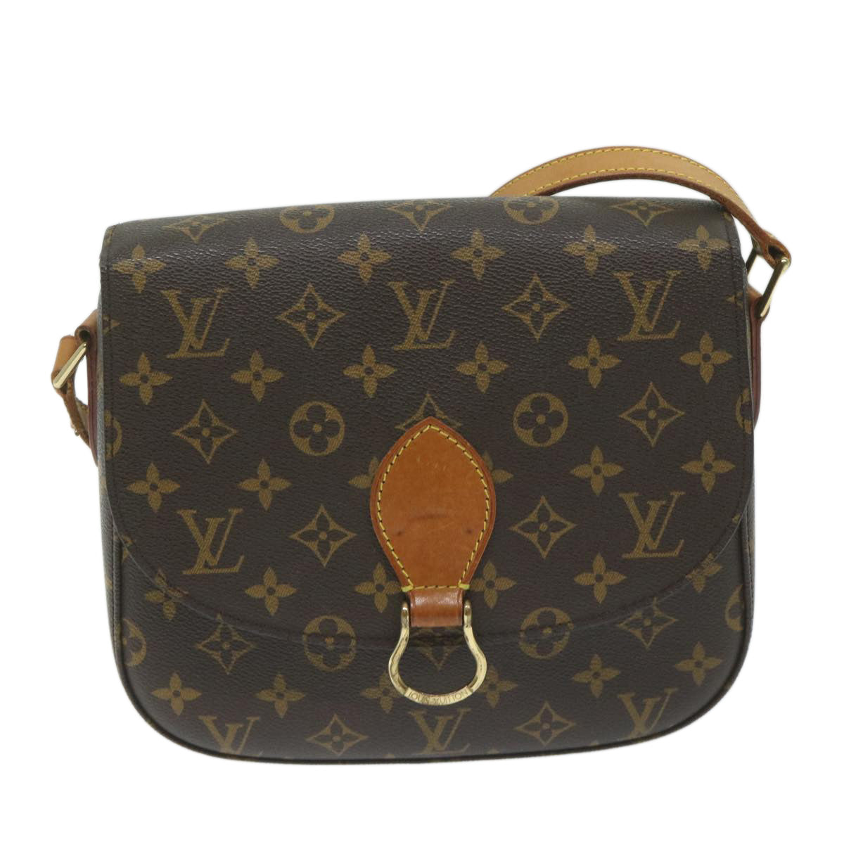 LOUIS VUITTON Monogram Saint Cloud GM Shoulder Bag M51242 LV Auth yk10101