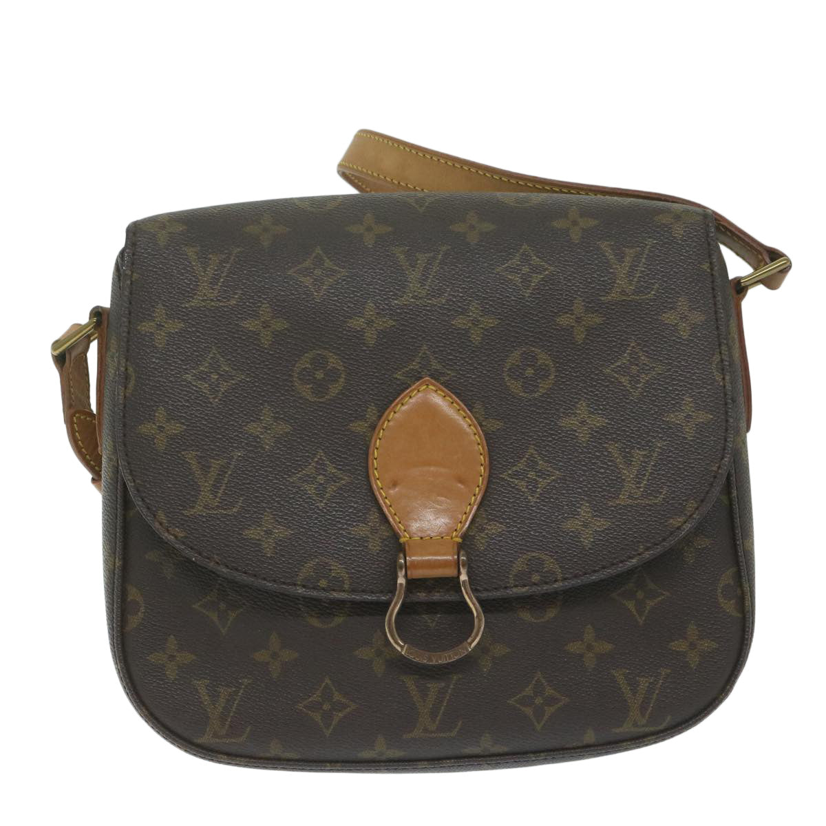 LOUIS VUITTON Monogram Saint Cloud GM Shoulder Bag M51242 LV Auth yk10103