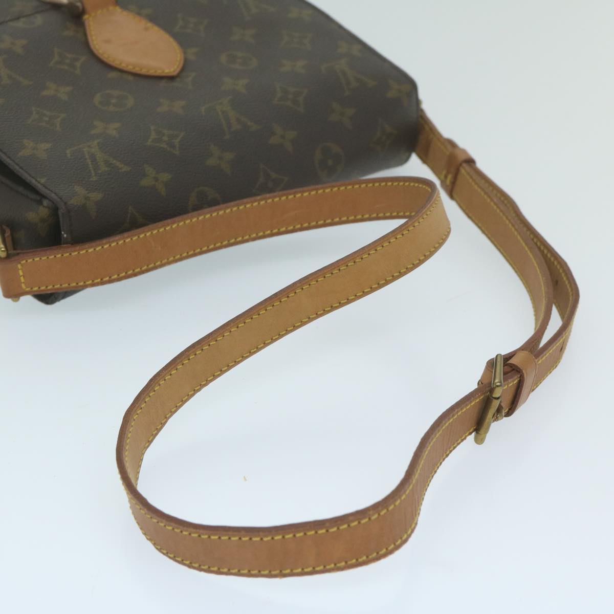 LOUIS VUITTON Monogram Saint Cloud GM Shoulder Bag M51242 LV Auth yk10103