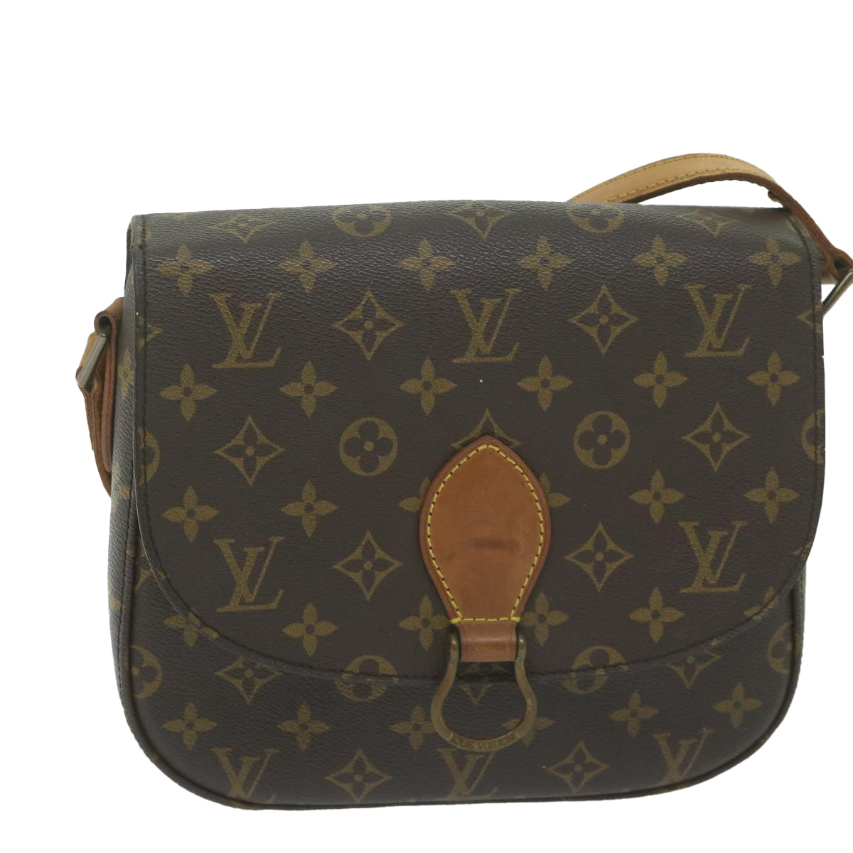 LOUIS VUITTON Monogram Saint Cloud GM Shoulder Bag M51242 LV Auth yk10135