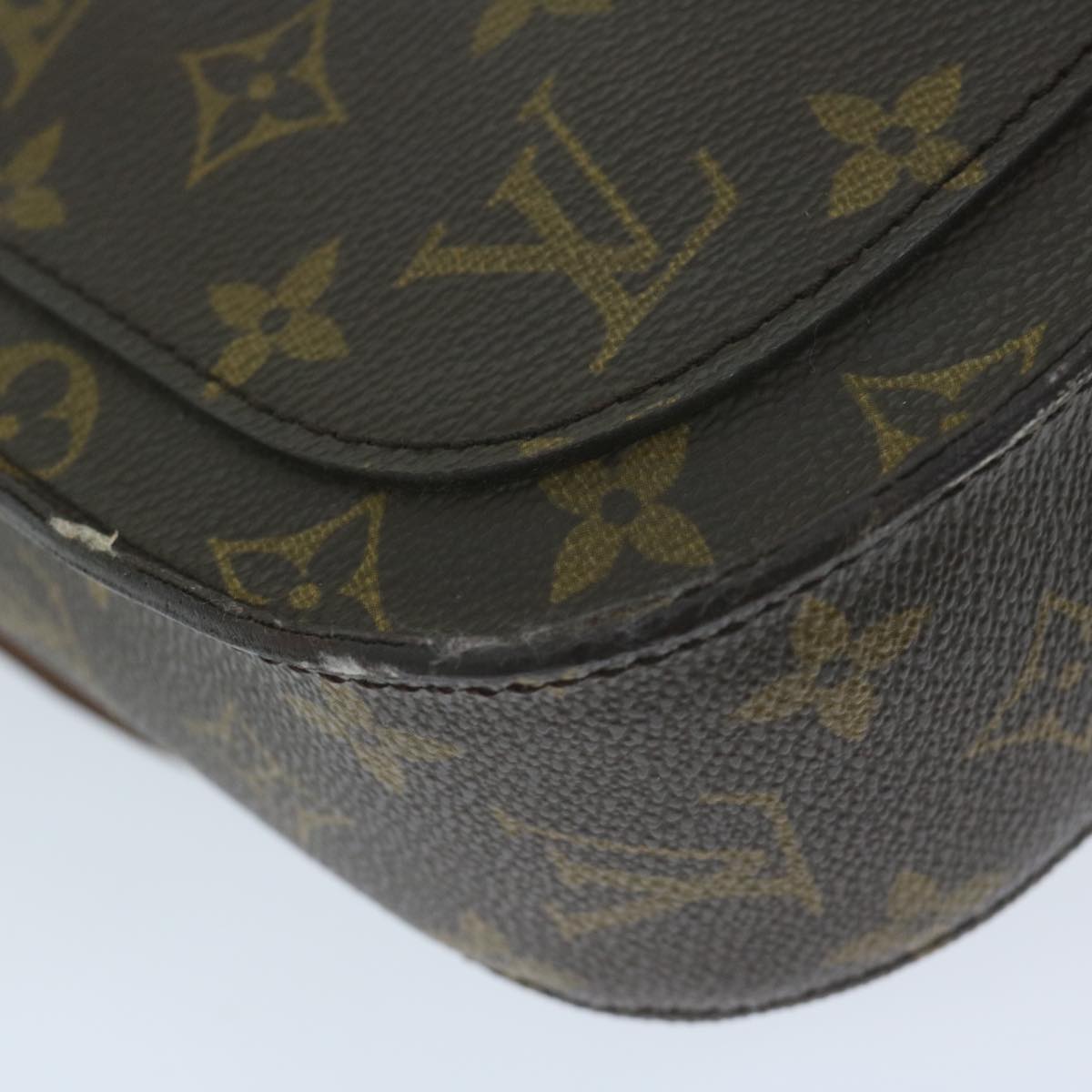 LOUIS VUITTON Monogram Saint Cloud GM Shoulder Bag M51242 LV Auth yk10136