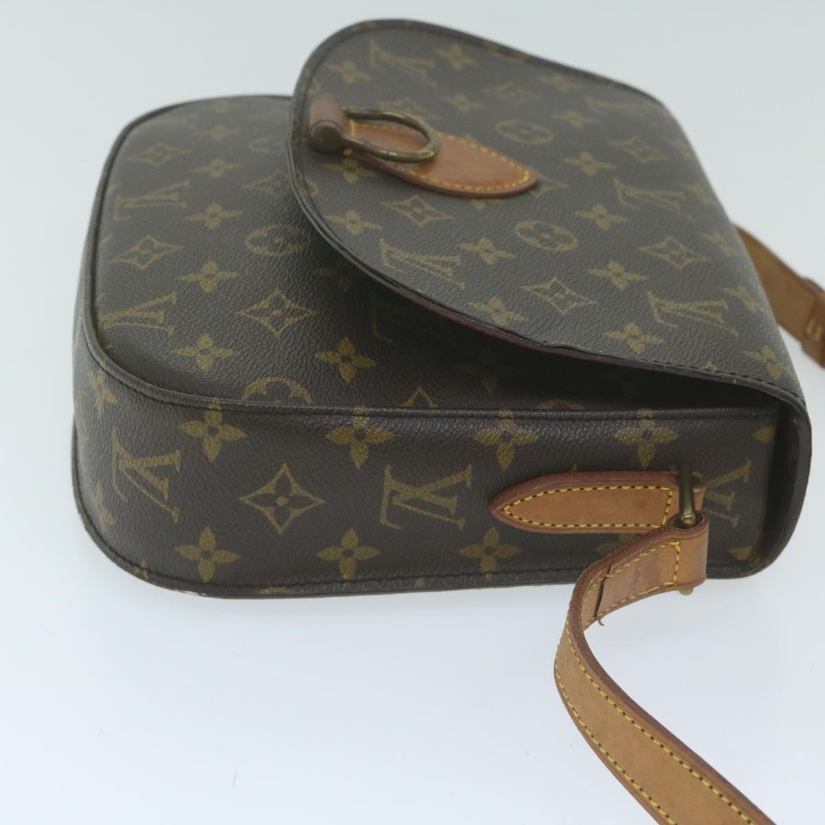 LOUIS VUITTON Monogram Saint Cloud GM Shoulder Bag M51242 LV Auth yk10136