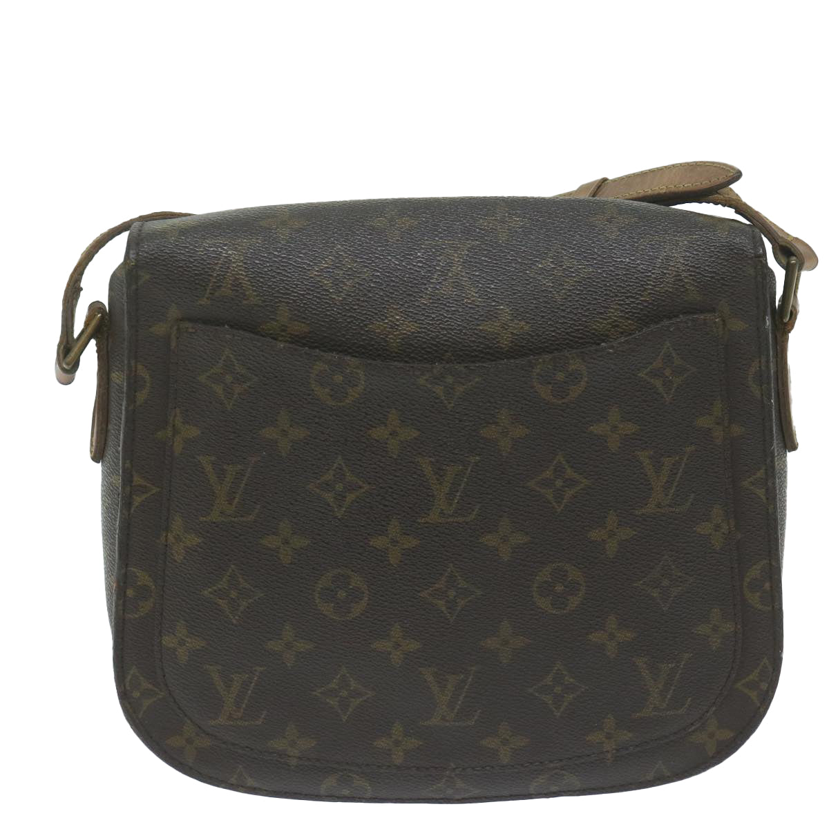 LOUIS VUITTON Monogram Saint Cloud GM Shoulder Bag M51242 LV Auth yk10137