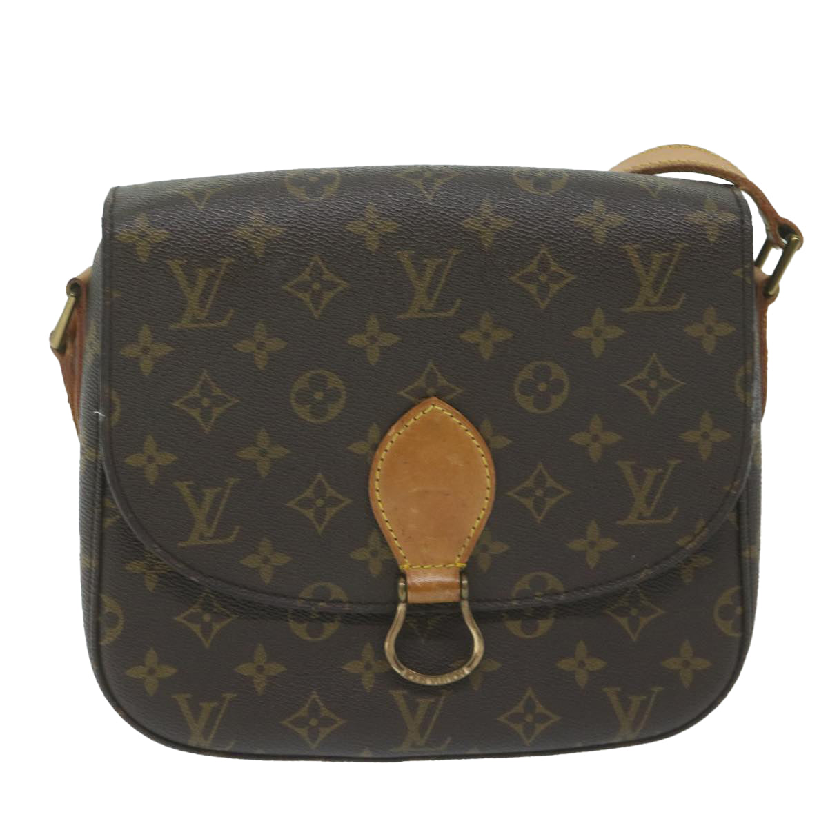 LOUIS VUITTON Monogram Saint Cloud GM Shoulder Bag M51242 LV Auth yk10138