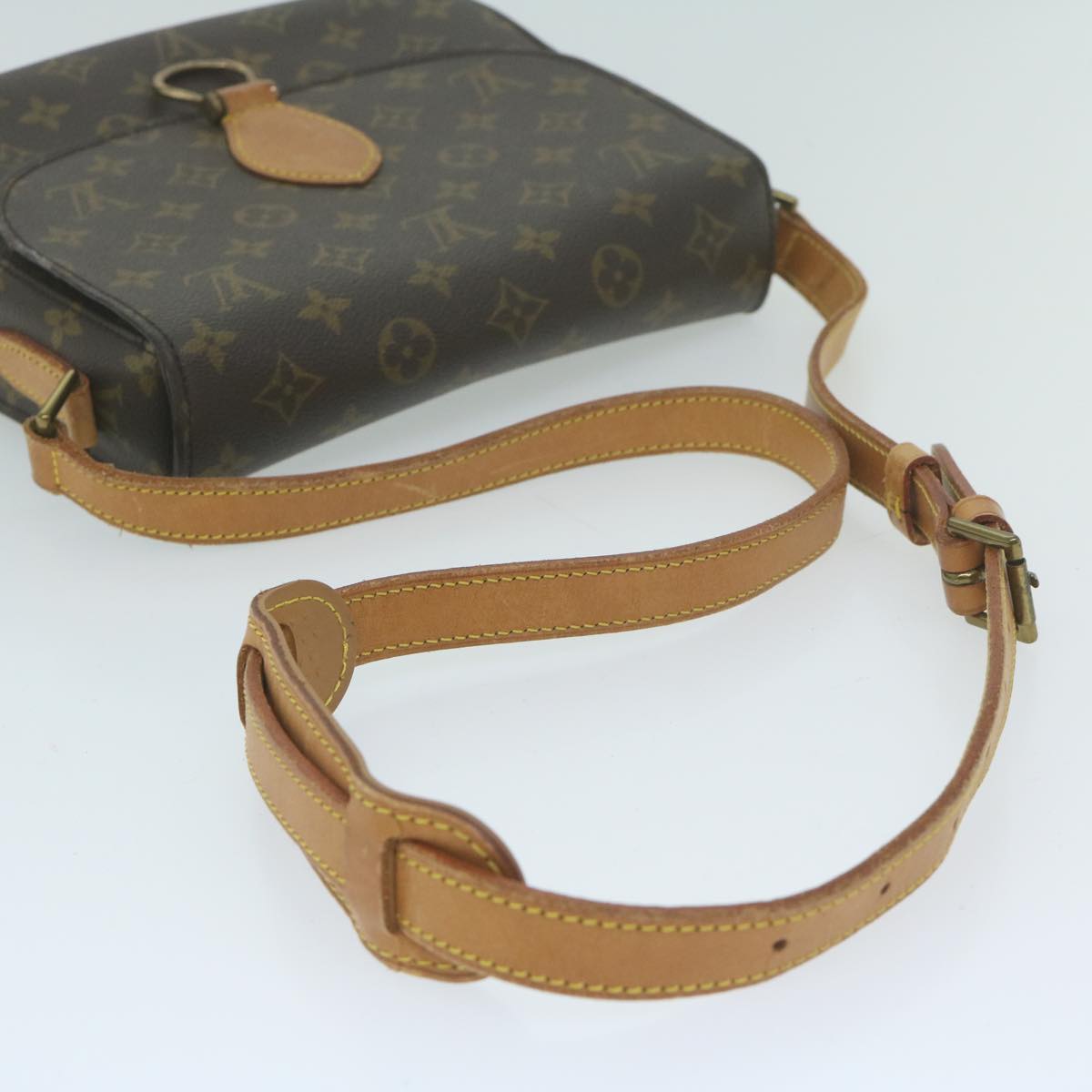 LOUIS VUITTON Monogram Saint Cloud GM Shoulder Bag M51242 LV Auth yk10138