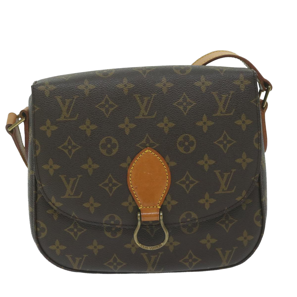 LOUIS VUITTON Monogram Saint Cloud GM Shoulder Bag M51242 LV Auth yk10146