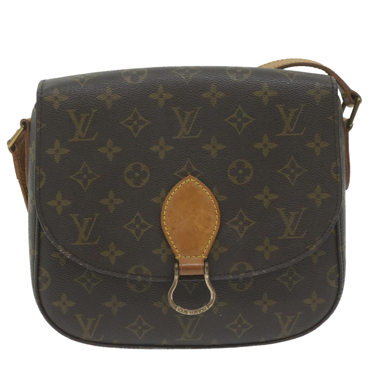 LOUIS VUITTON Monogram Saint Cloud GM Shoulder Bag M51242 LV Auth yk10154