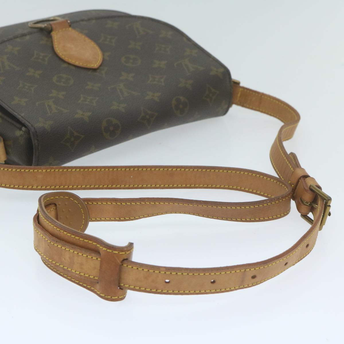 LOUIS VUITTON Monogram Saint Cloud GM Shoulder Bag M51242 LV Auth yk10154