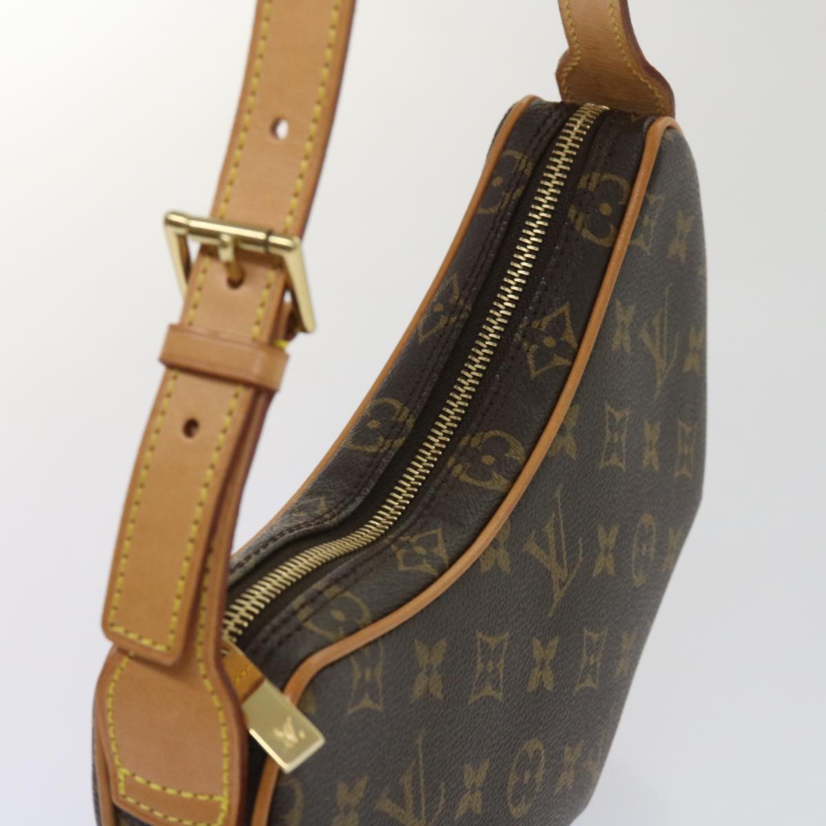 LOUIS VUITTON Monogram Pochette Croissant Shoulder Bag M51510 LV Auth yk10193A