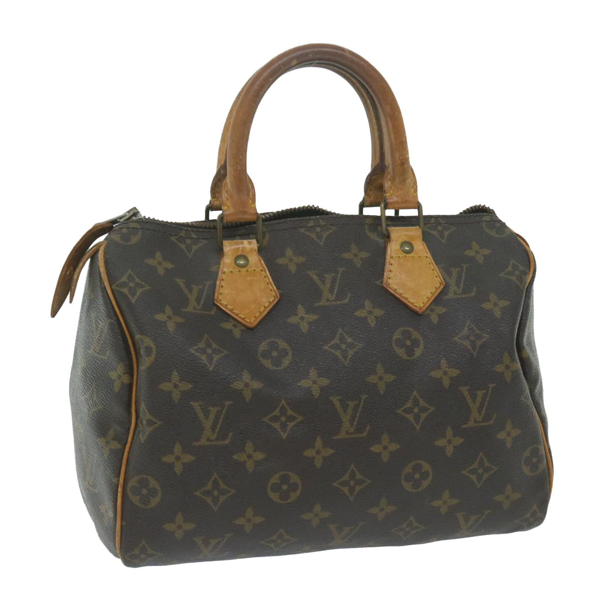 LOUIS VUITTON Monogram Speedy 25 Hand Bag M41528 LV Auth yk10203