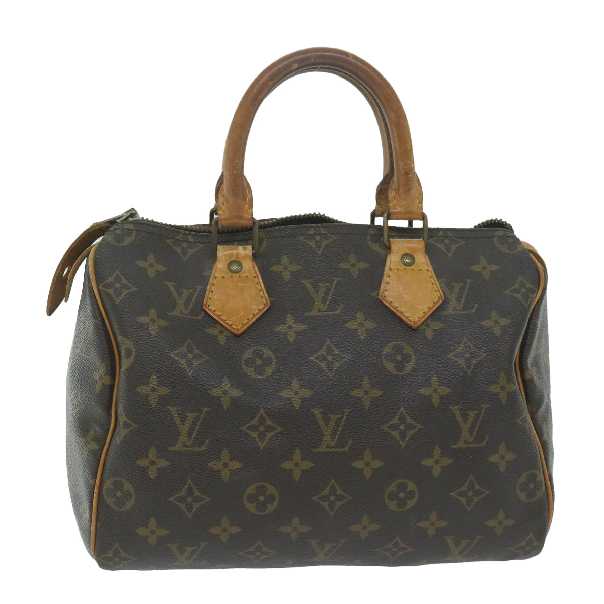 LOUIS VUITTON Monogram Speedy 25 Hand Bag M41528 LV Auth yk10203