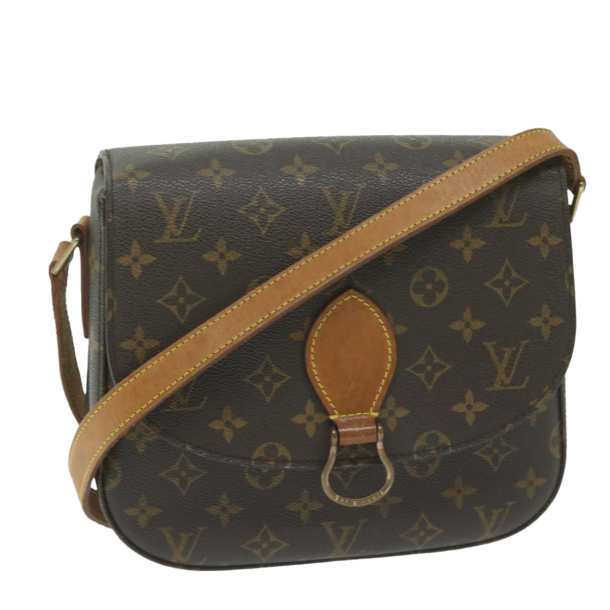 LOUIS VUITTON Monogram Saint Cloud GM Shoulder Bag M51242 LV Auth yk10208