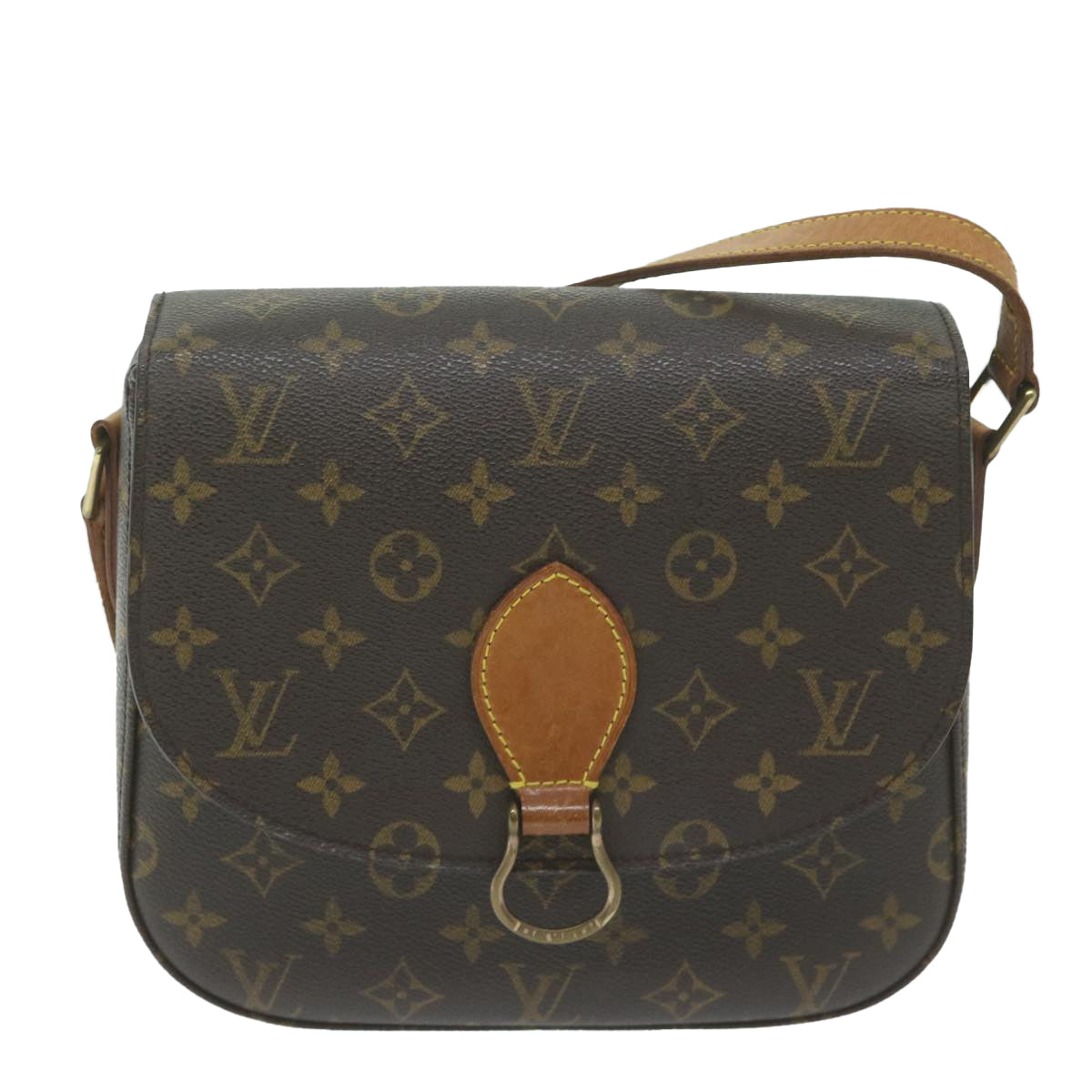 LOUIS VUITTON Monogram Saint Cloud GM Shoulder Bag M51242 LV Auth yk10208