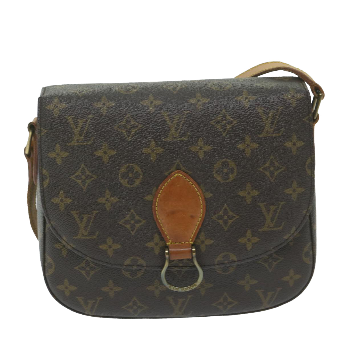 LOUIS VUITTON Monogram Saint Cloud GM Shoulder Bag M51242 LV Auth yk10218