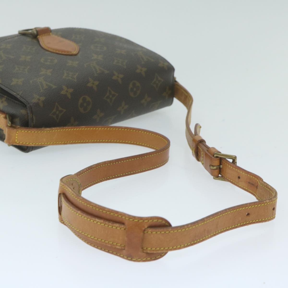 LOUIS VUITTON Monogram Saint Cloud GM Shoulder Bag M51242 LV Auth yk10218