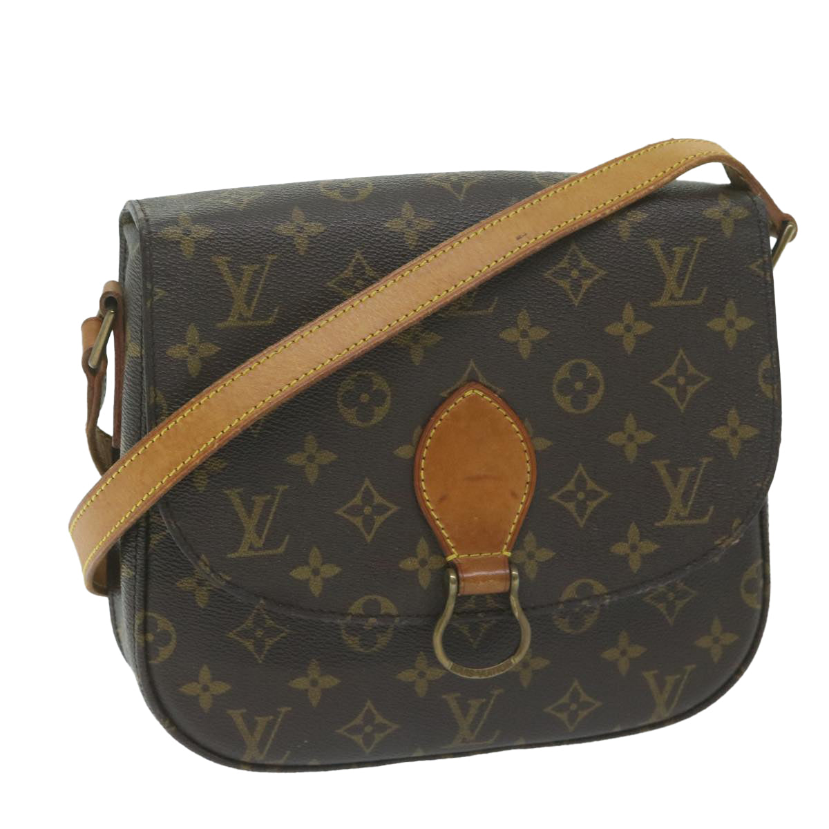 LOUIS VUITTON Monogram Saint Cloud GM Shoulder Bag M51242 LV Auth yk10225