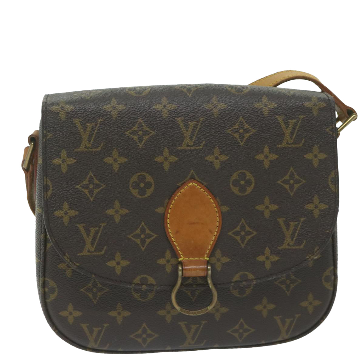 LOUIS VUITTON Monogram Saint Cloud GM Shoulder Bag M51242 LV Auth yk10225