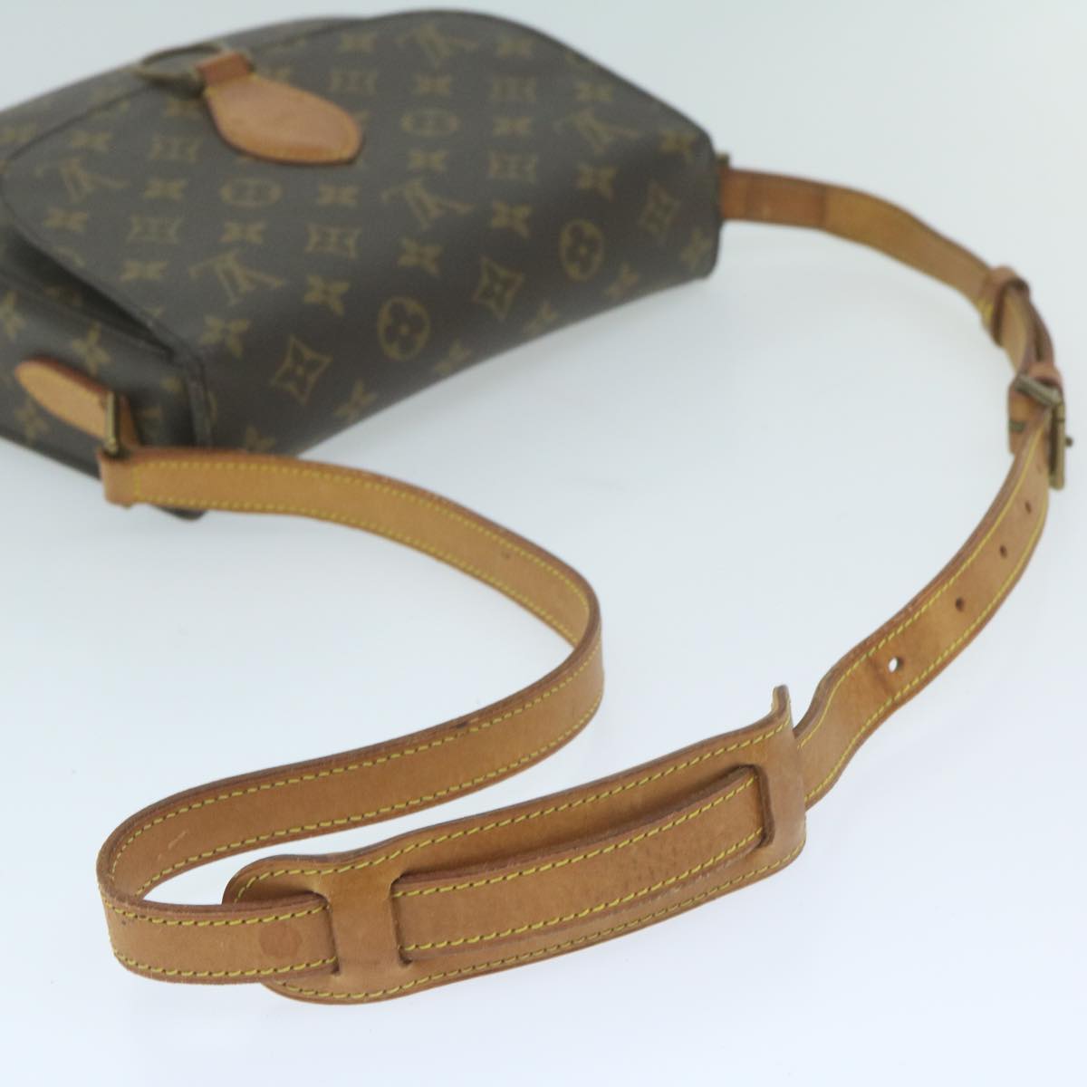 LOUIS VUITTON Monogram Saint Cloud GM Shoulder Bag M51242 LV Auth yk10225